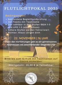 Flutlichtpokal am 22.11.2025 (ABGESAGT)